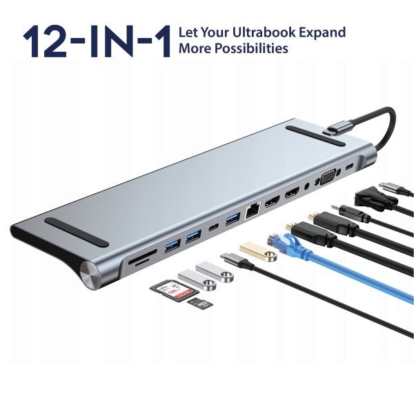 Hub 12-in-1 USB-C Docking Station - Image 2