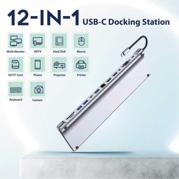 Hub 12-in-1 USB-C Docking Station - Image 7