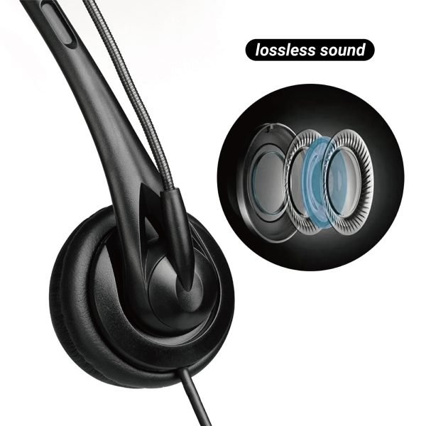 HS02 Headset with Microphone USB-A - Image 5