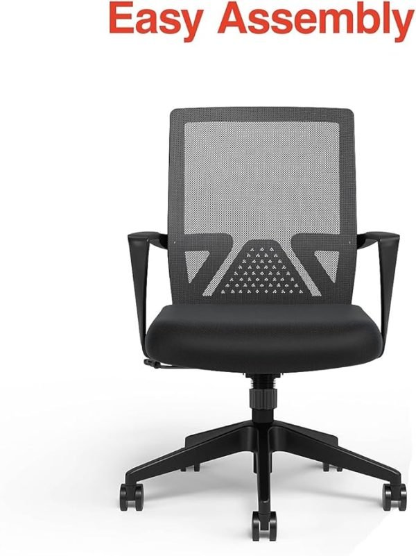 Task Chair with Arms-Standard tilt with adjustable tension, Fixed Armrests - Image 2